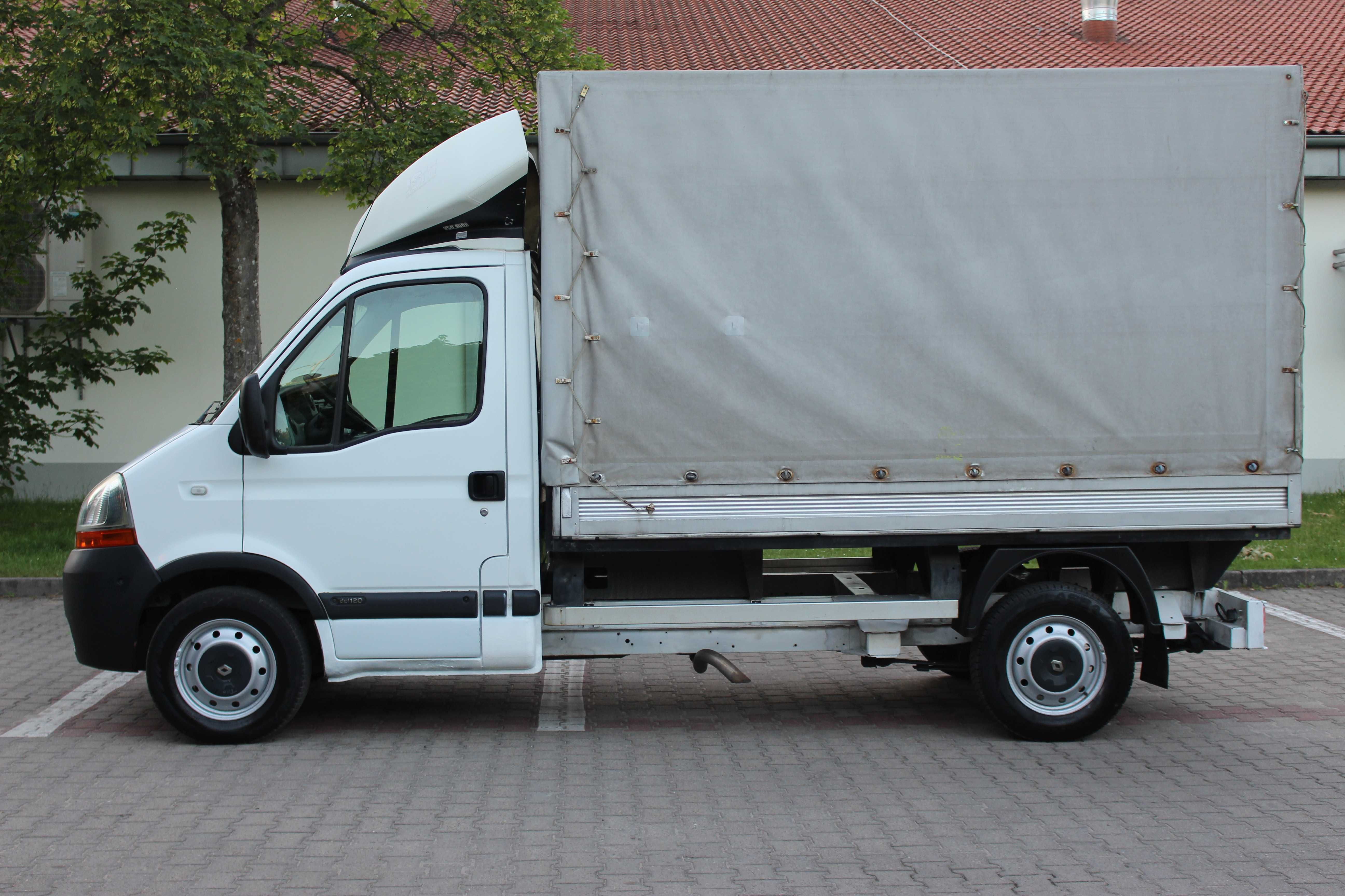 Renault Master 2.5dci dmc 3500kg katB plandeka model 2010 niski przebi