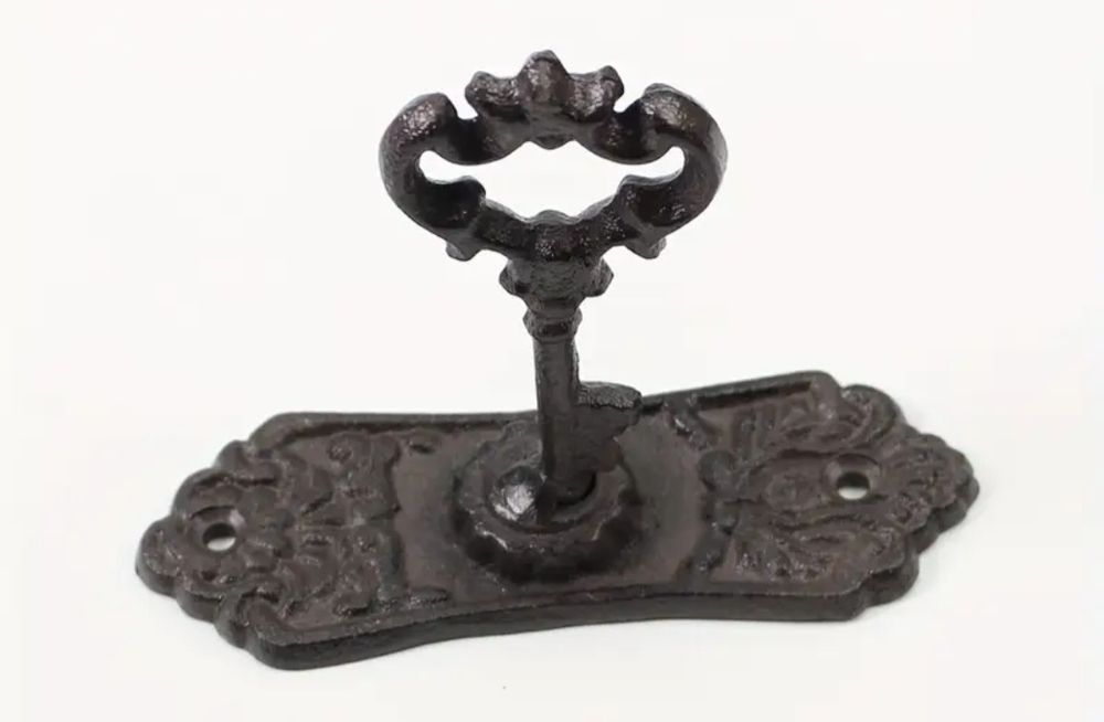 Puxador em Ferro c/ Pega Chave Antiga