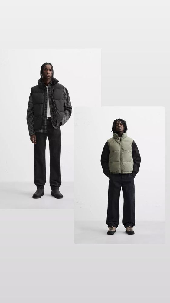 Чоловіча жилетка zara