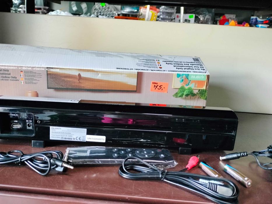 Głośnik Soundbar kompaktowy MAJORITY Bowfell 2.1 nowy zapakowany piękn