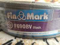 Продам кабель коаксиальный FinMark F690BV 100 метров 75 Ом черный