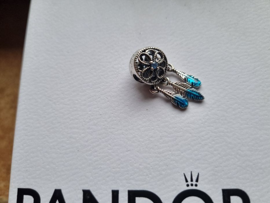 Charmsy Pandora łapacz snów o bratek Pandora