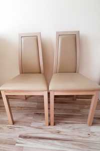 Krzesła drewniane BRW, 2 szt ,kolor dąb sonoma