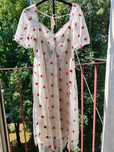 Sukienka mesh vintage retro cottagecore fairycore wonyoung kpop