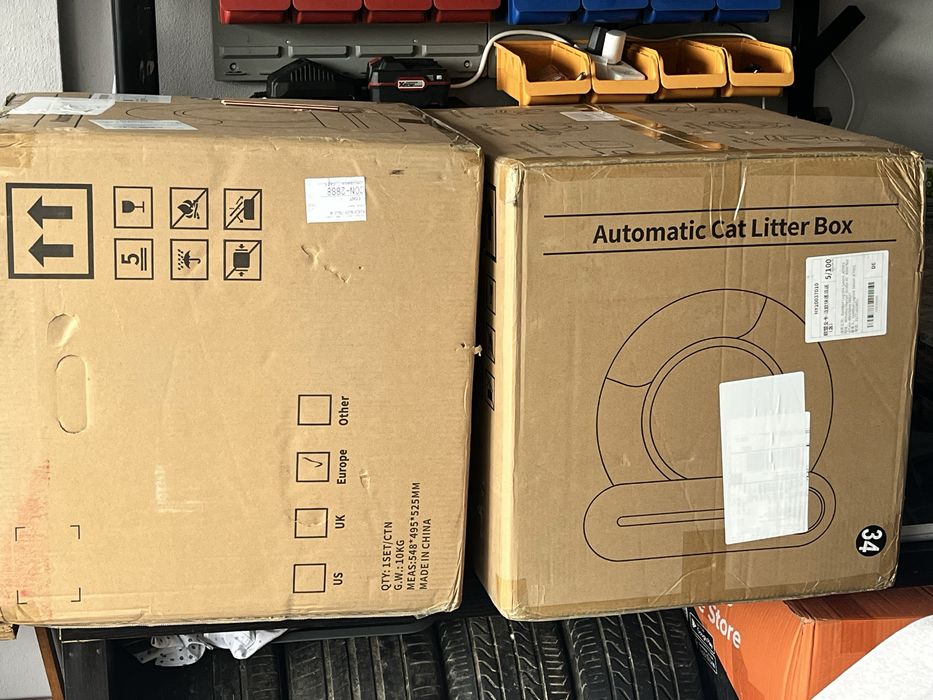 Caixa Areia gato Automatica NOVA + App