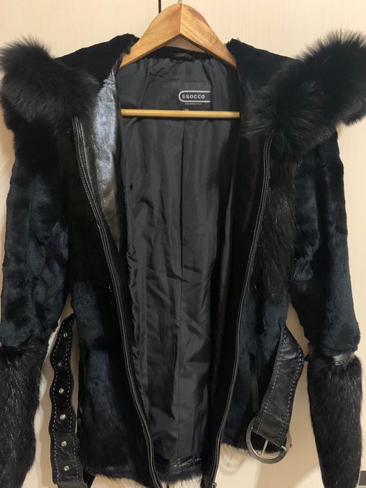 Шуба жіноча натуральна коротка Esocco
