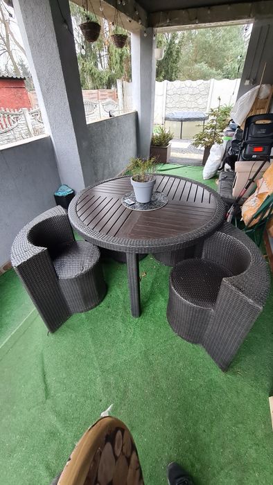 Meble ogrodowe  zestaw ogrodowy Stół ogrodowy taras zestaw ogrodowy