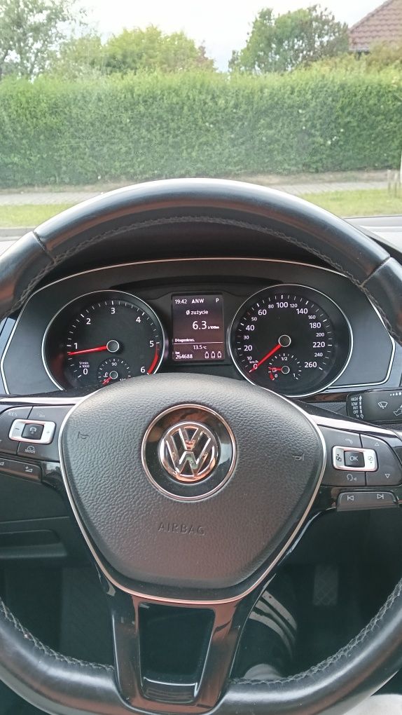 VW Passat 2017 2.0 TDI automat DSG 100% bezwypadkowy , stan bdb