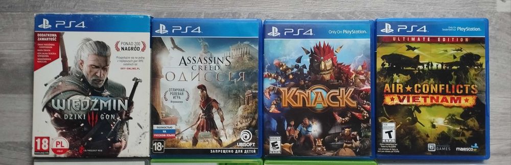 Диски на PS4, PS3, PS2, PSP, PS Vita, Xbox360