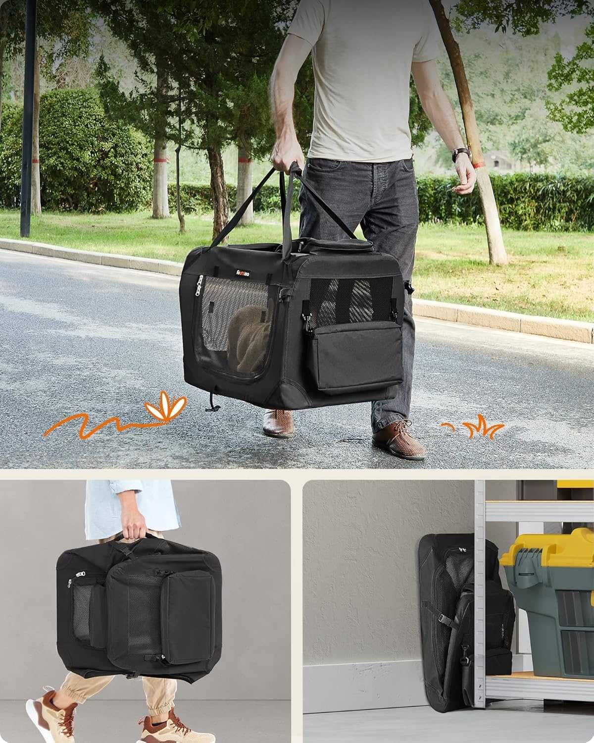 Torba transportowa dla psa / klatka / kojec /  FEANDREA !A644!