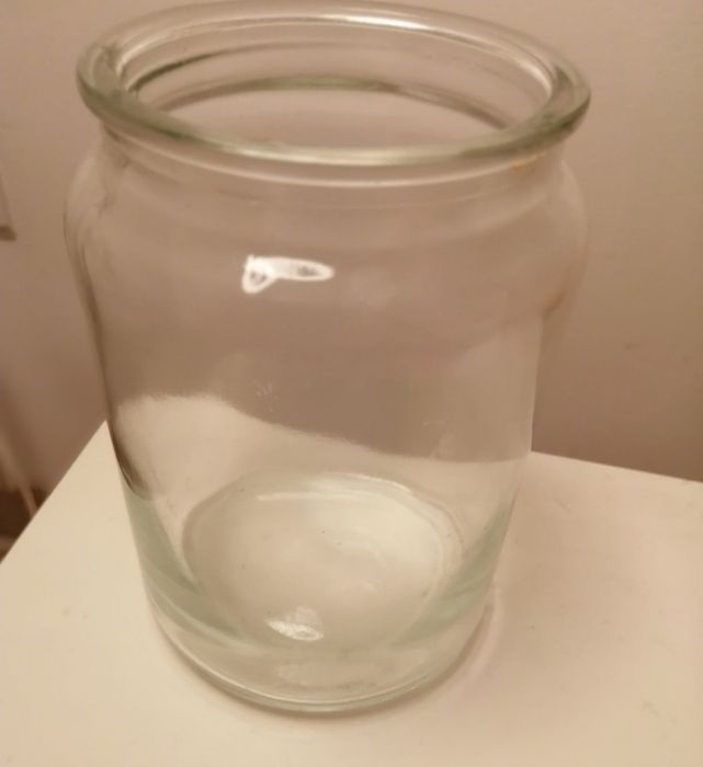 Frasco de vidro 15cm altura