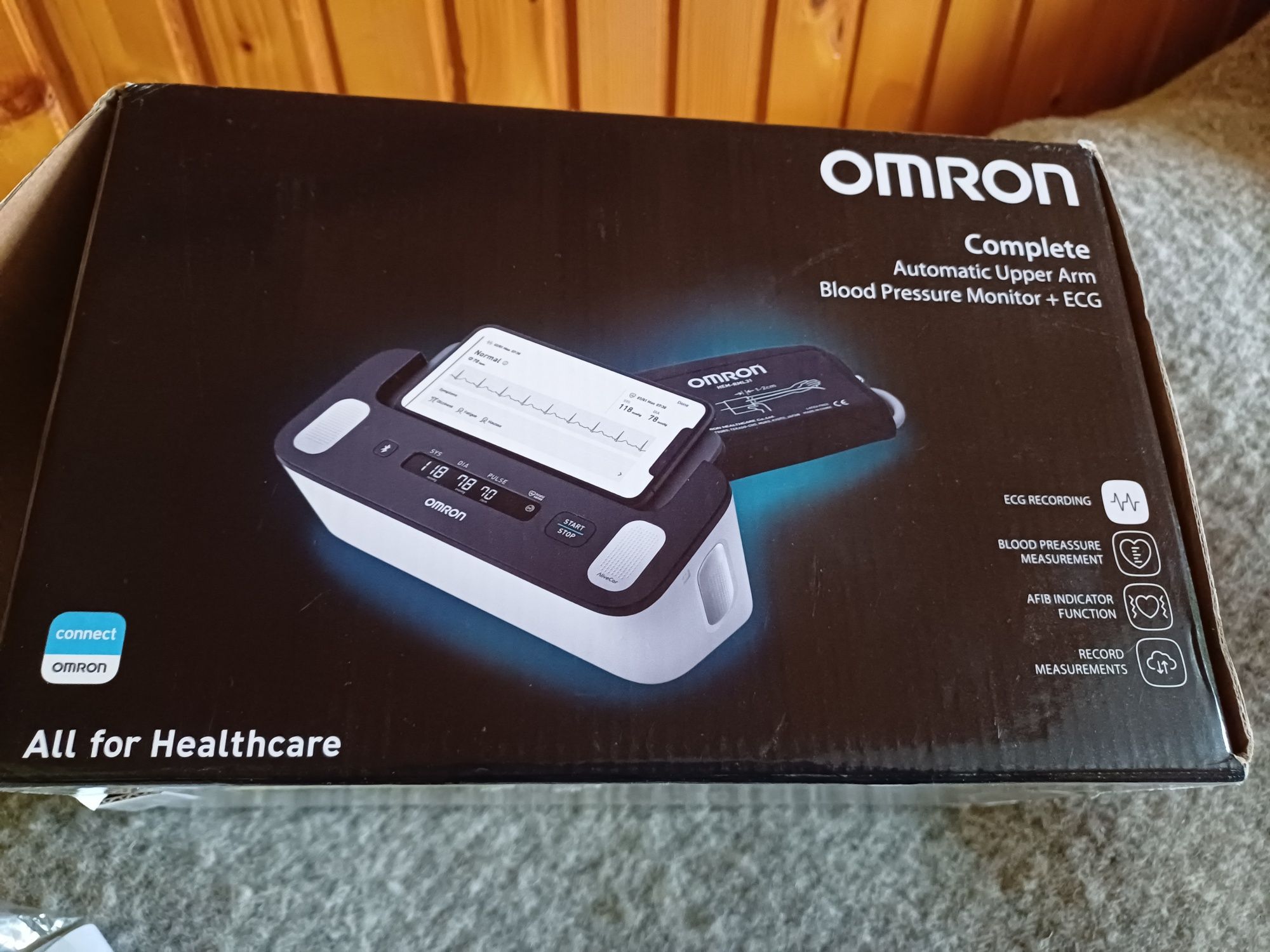 Ciśnieniomierz Omron EKG Migotanie przedsionków