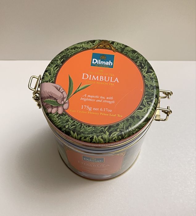 Puszka po herbacie Dilmah