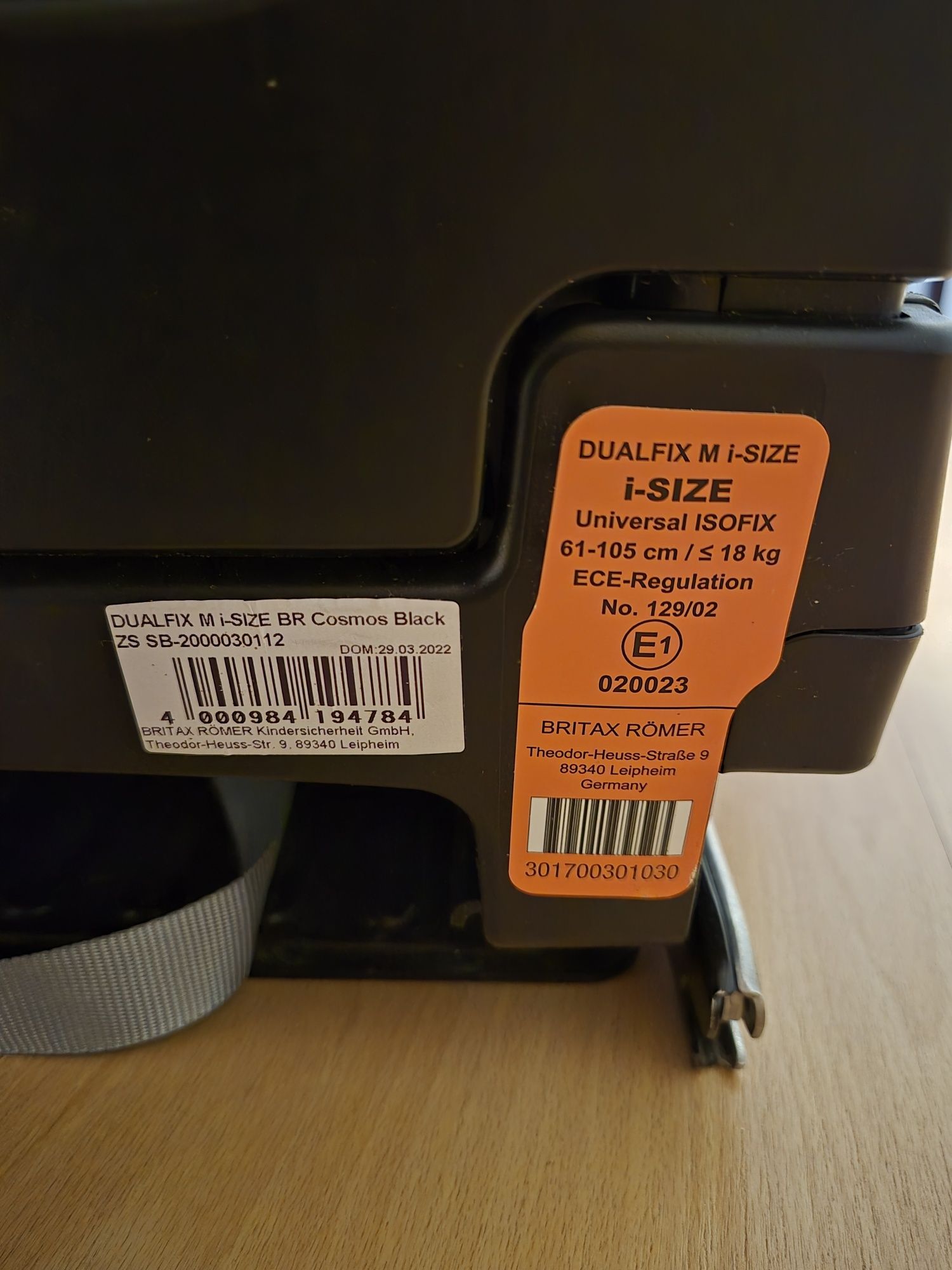 Fotelik obrotowy 360 ° Britax Romer Dualfix M i-size