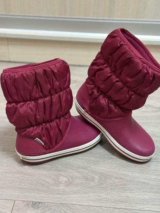 Чоботи crocs бордові 36р.