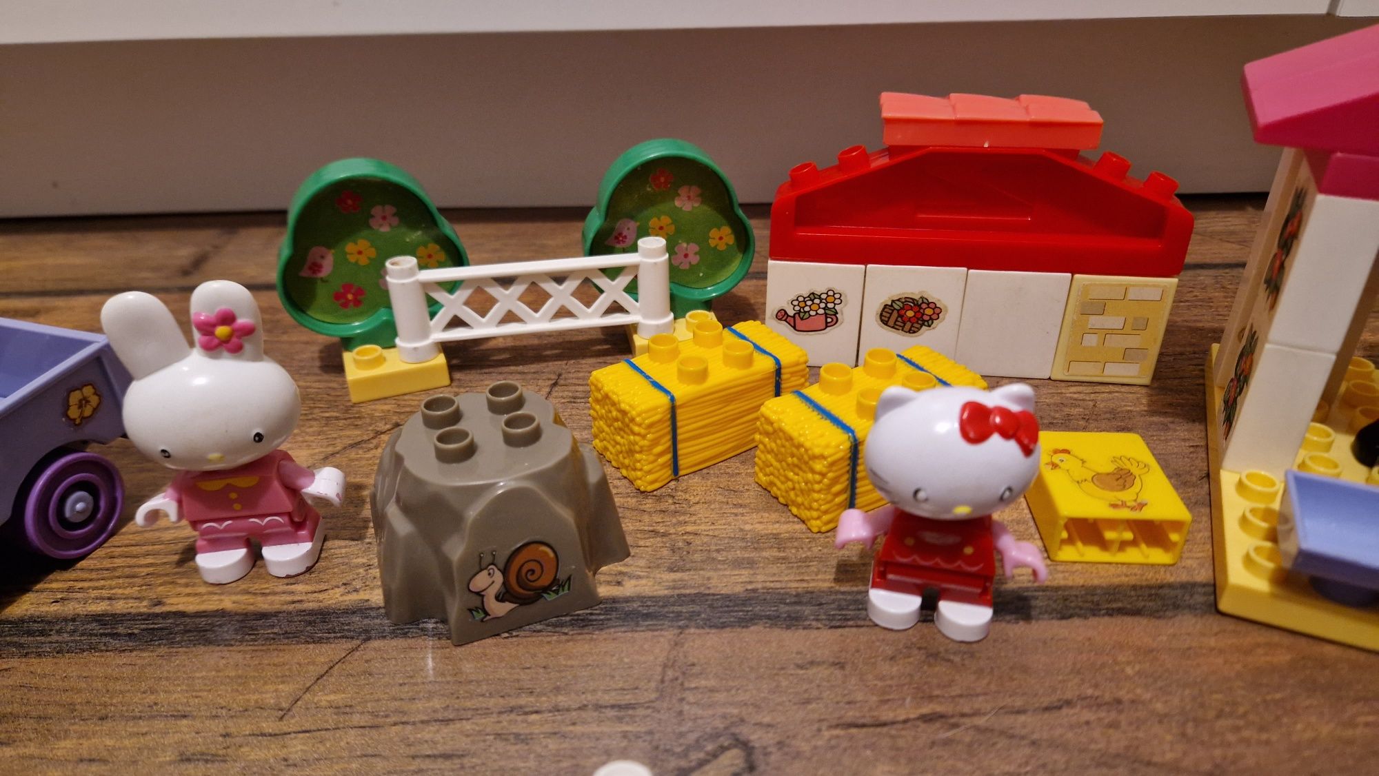 Zestaw klocków Unico Hello Kitty pasują do Duplo 100%