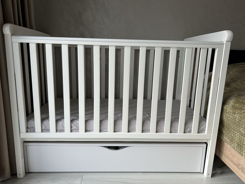 Ліжечко Veres ЛД 12 та матрац Sonto Drimik