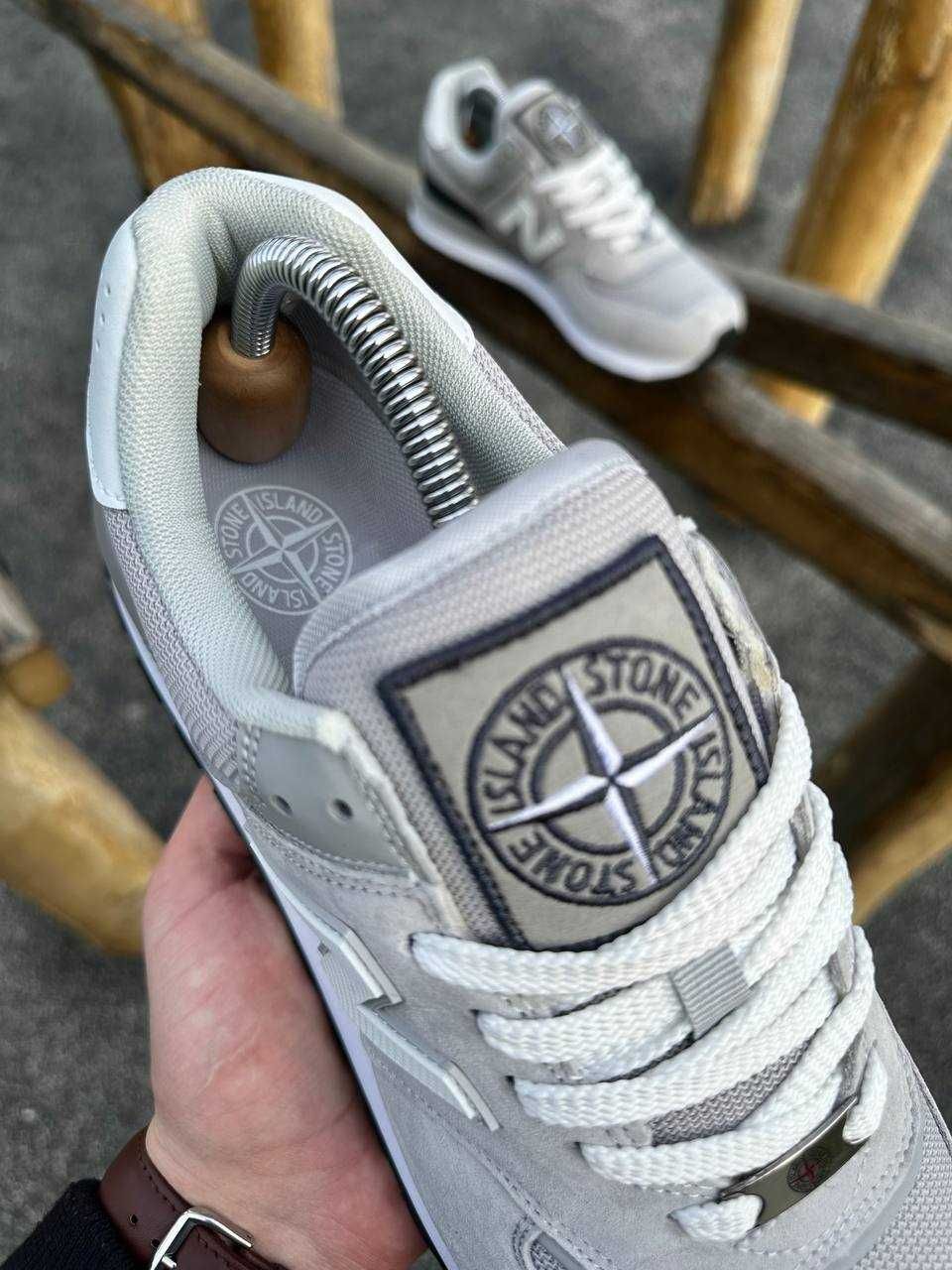 Кросівки Nеw Ваlаnсе 574 х Stone Island р.41-46 серые