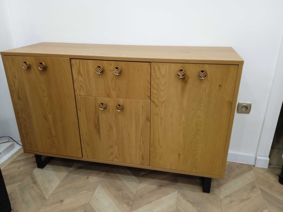 Komoda  okleina dębowa