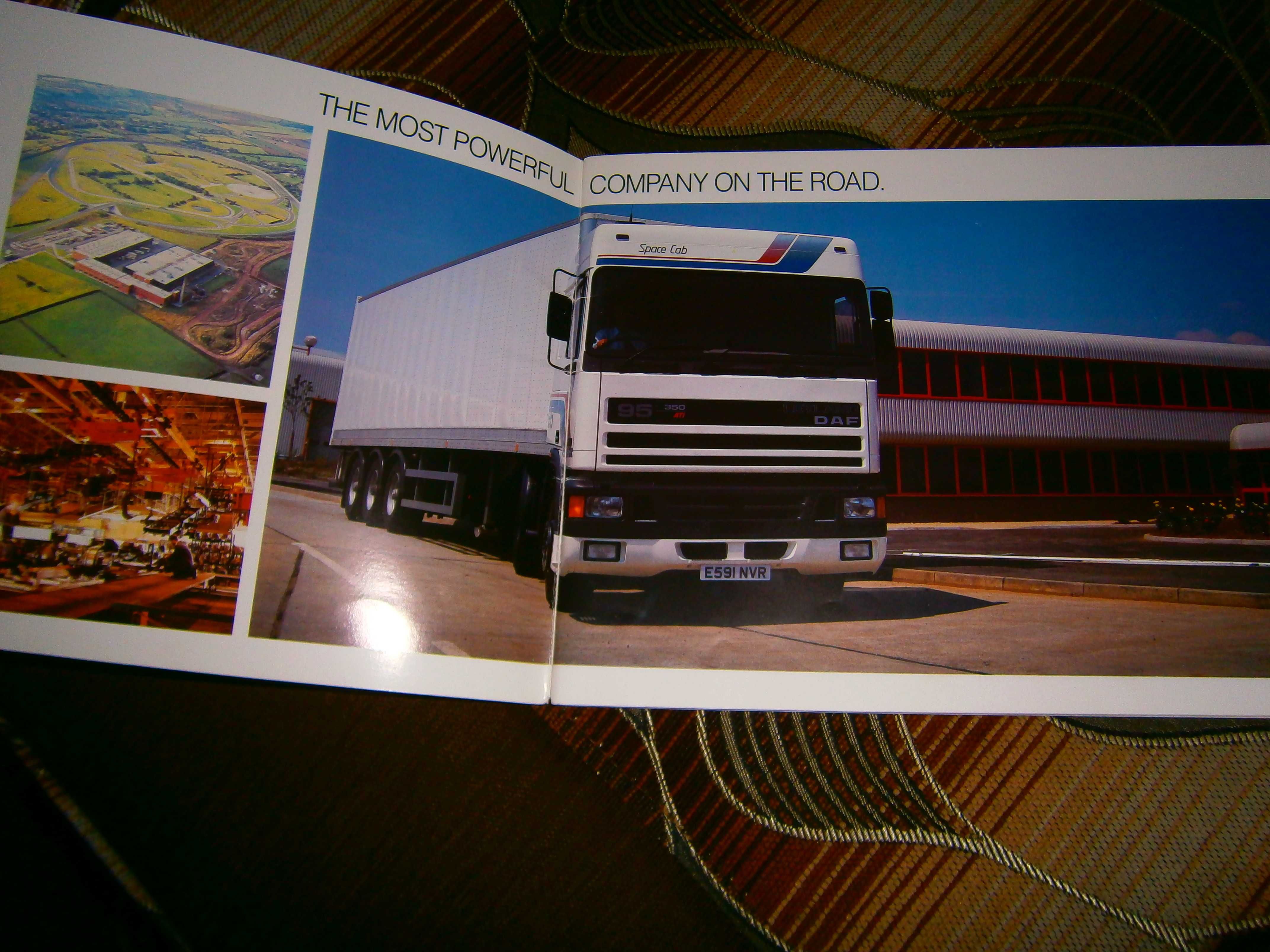 Folder prospekt ciężarówek DAF - LEYLAND