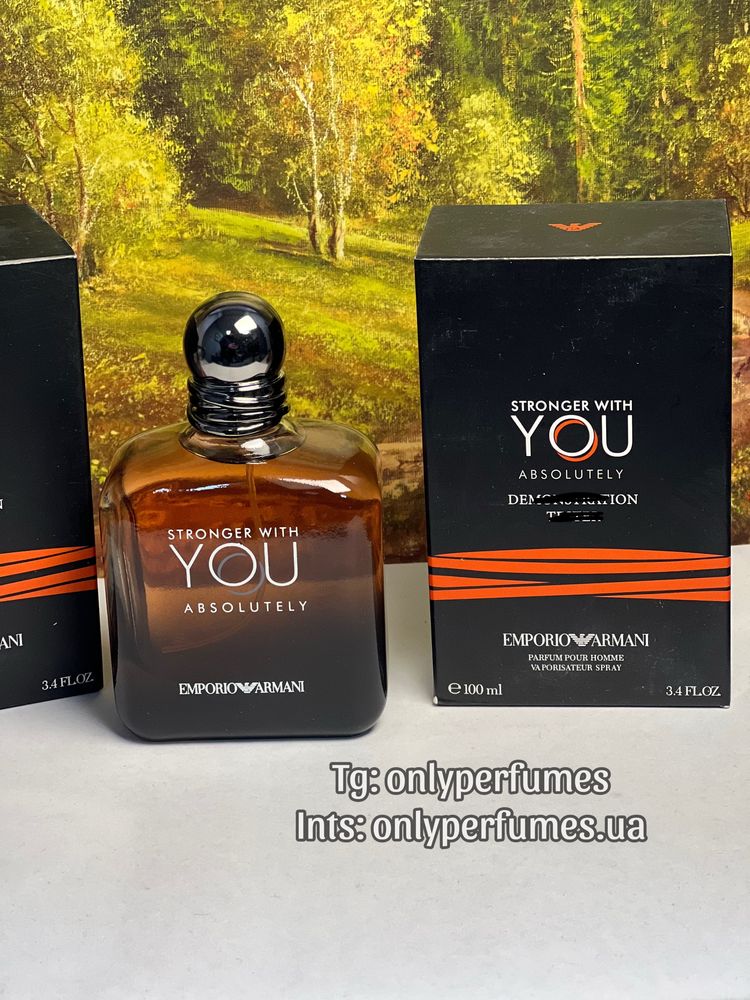 Духи чоловічі Armani Stronger With You Absolutely.  Армани Стронгер
