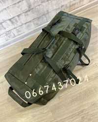Армійський рюкзак баул 80 л олива плотність 1900 D