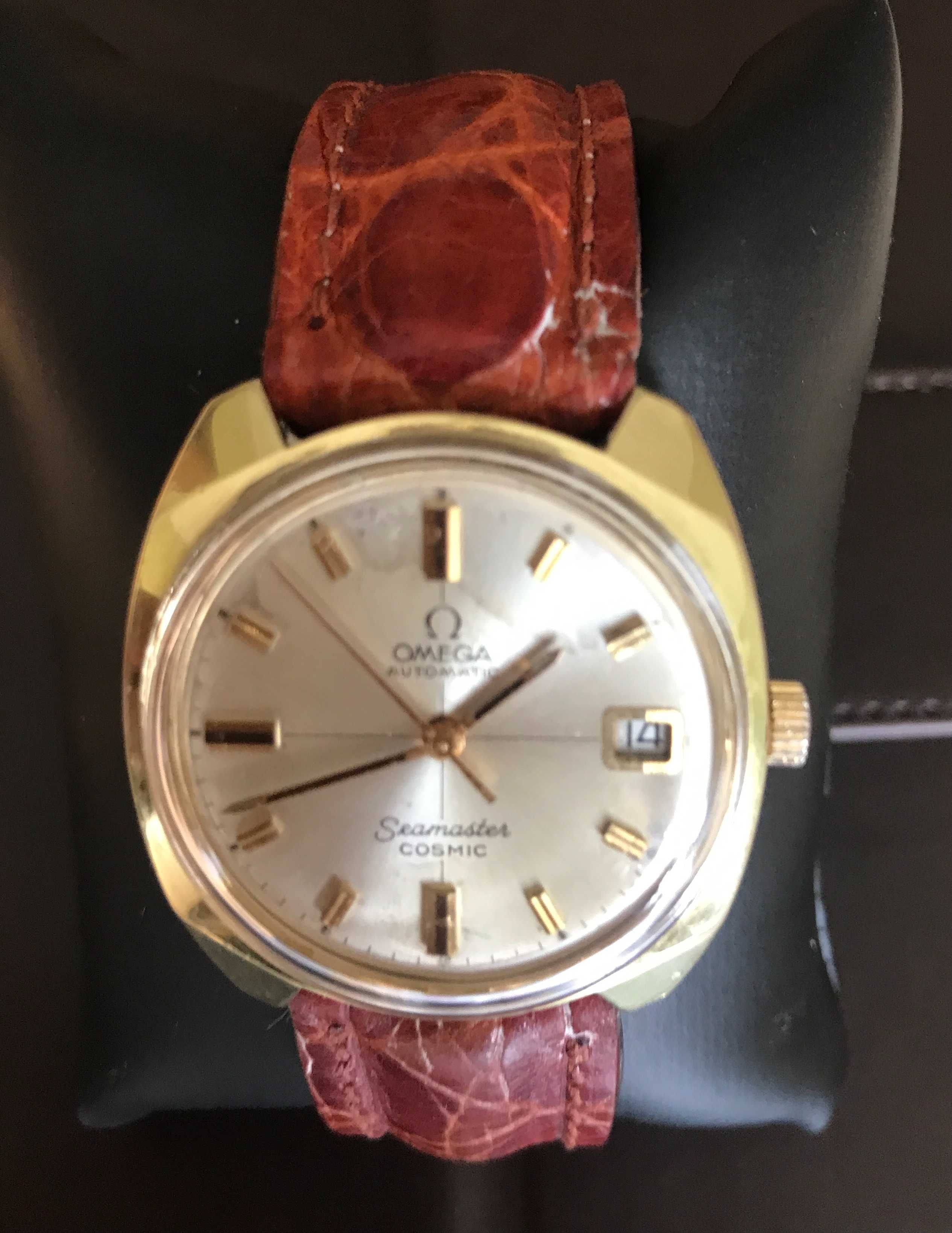 Omega Seamaster Cosmic złoty zegarek męski lata 60-te automat