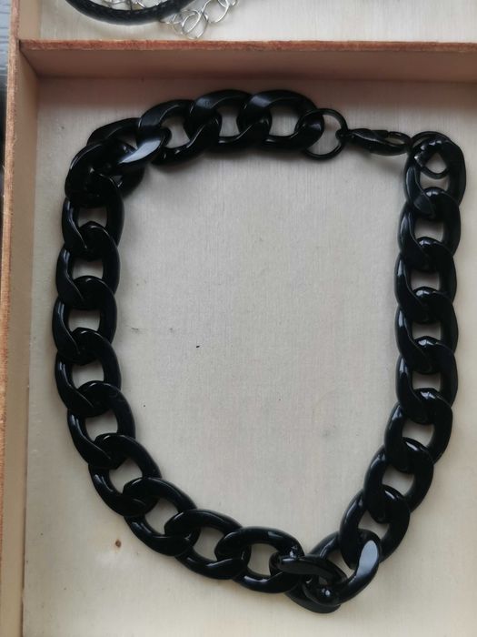 Zestaw męski zegarek, wisiorek, bransoletka