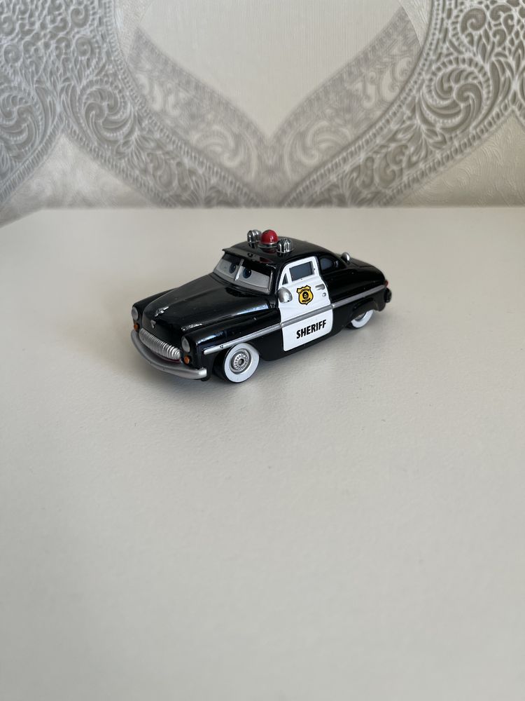 Cars Disney Mattel Шеріф Тачки металева модель