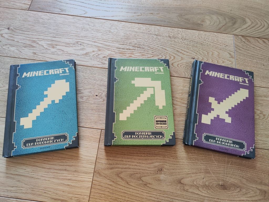 Książki Minecraft zestaw 3 szt.