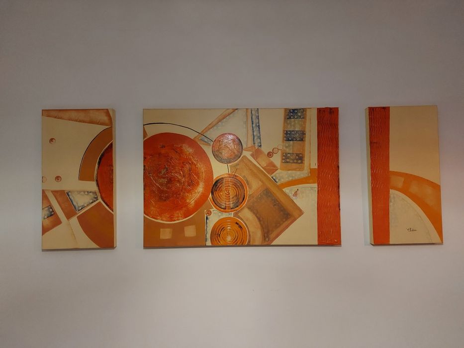 Pintura - Quadro Triptico