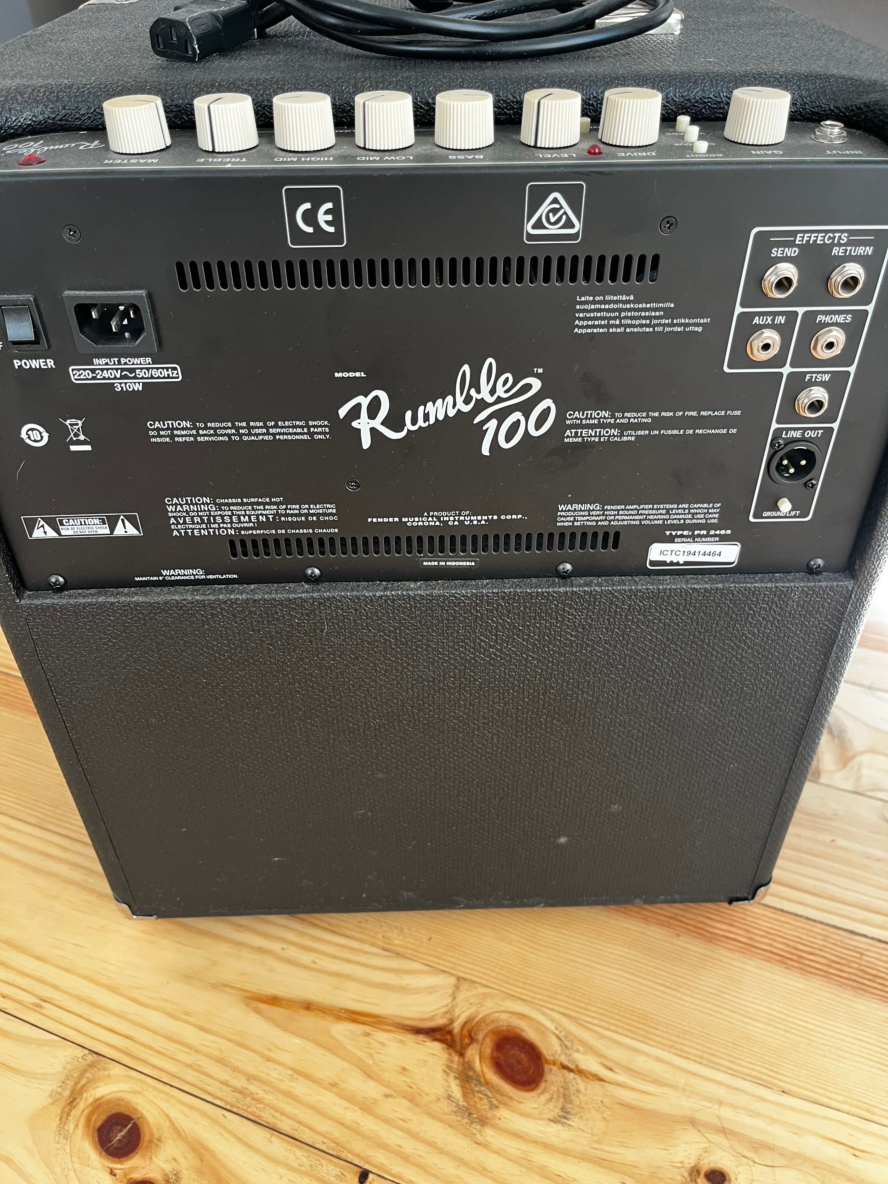 Amp Fender rumble 100