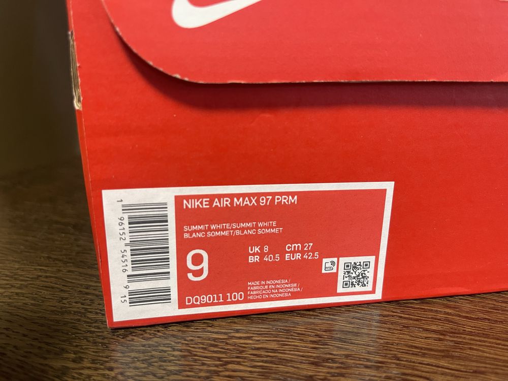 Nike air max 97 premium 9us 42.5