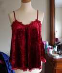 Top em Veludo Vermelho - Intimissimi