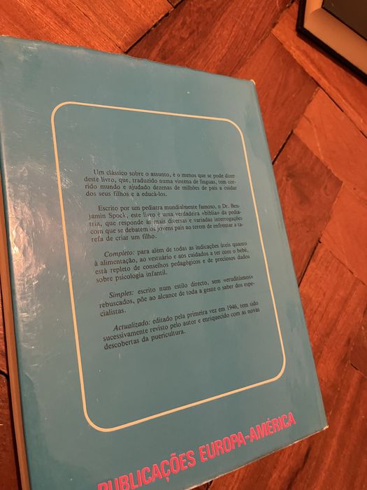 Livro O meu filho, meu tesouro  Dr Benjamin Spock