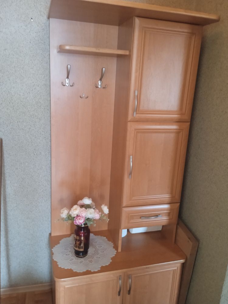 Wieszak szafka szafa garderoba półka regał na buty brązowa