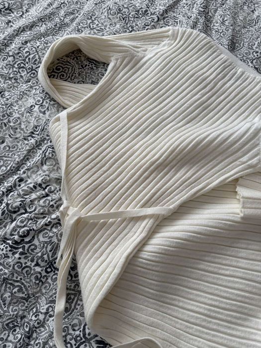 Плаття Трикотажне молочне сукня платье