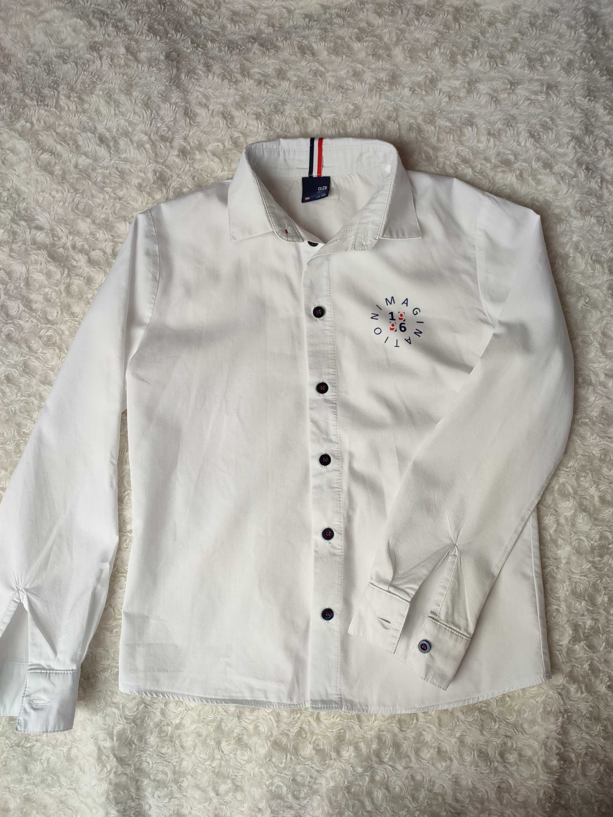 Biała koszula dla chłopca GT rozmiar 140
