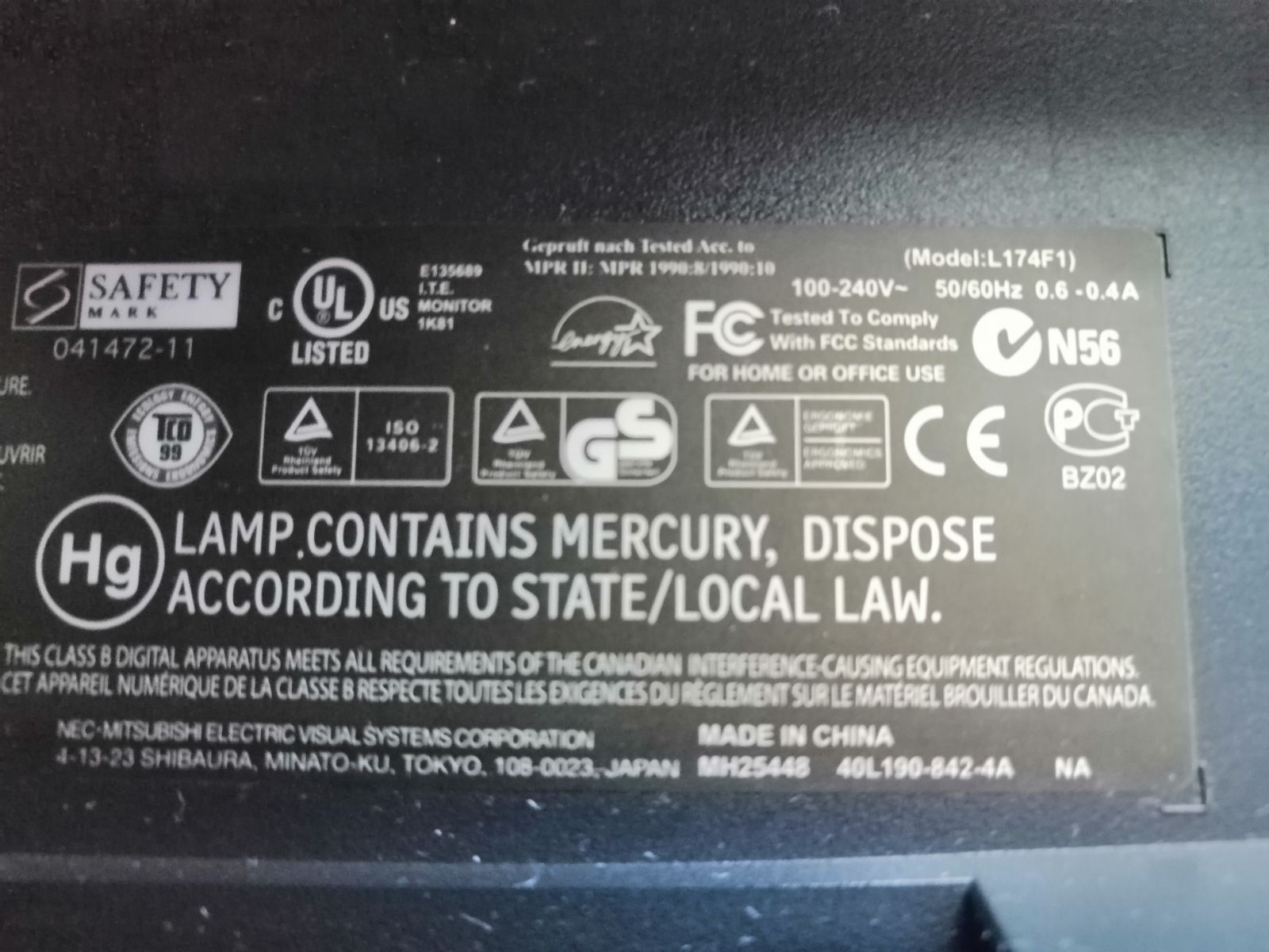Monitor do komputera 17"