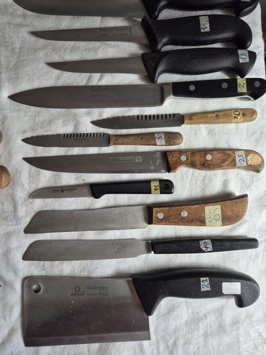 Кухонные ножи Solingen, и вилки Dick , Wüsthof , F