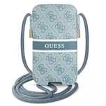 guess sac à main guphl4gdbl 6,7 "bleu / étui rigide bleu 4g stripe