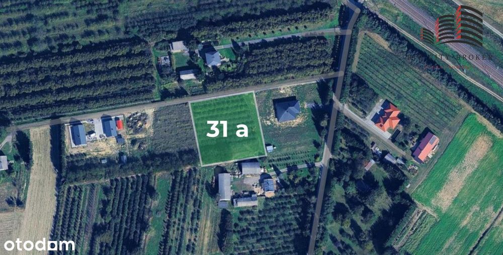 Działka 3129 m2 W Motyczu - kwadrat