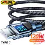 Kabel usb do szybkiej ładowarki 120W usb C