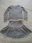 JAK Nowy sweterek/spódniczka r. 122/128 H&M