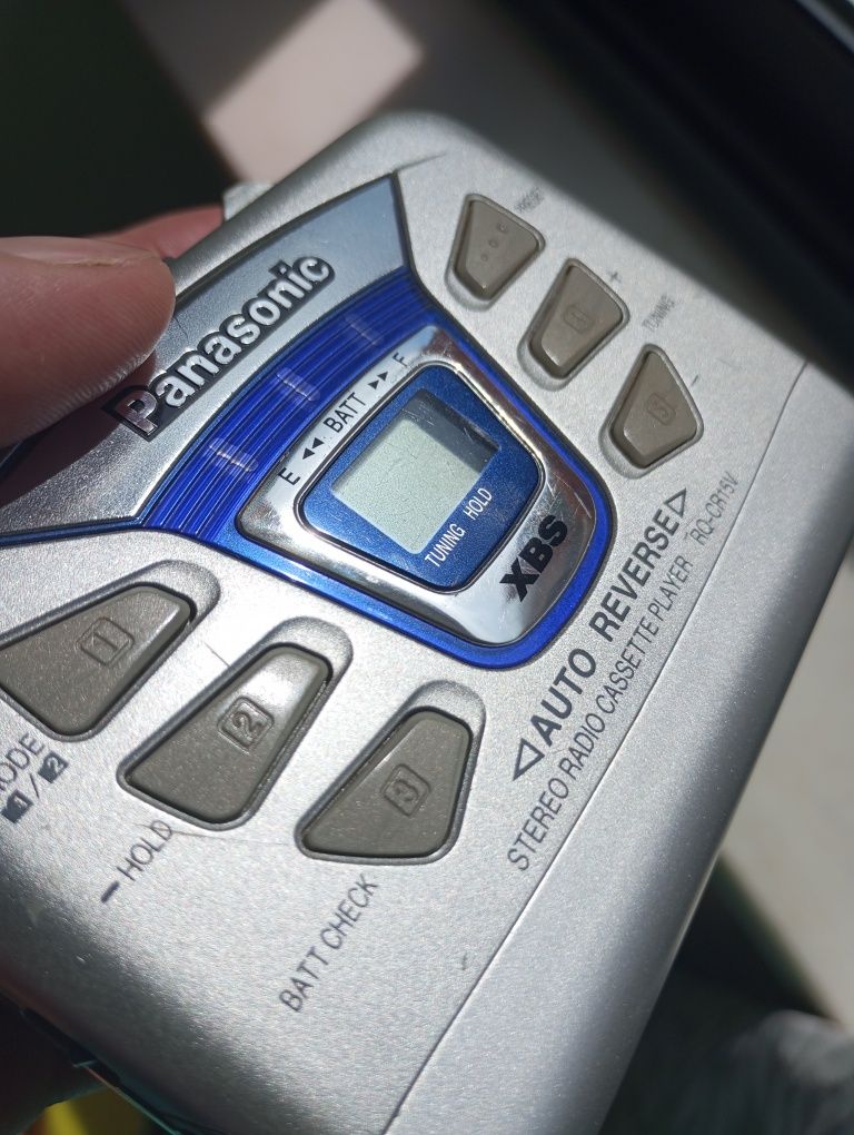 Walkman Panasonic RQ-CR15V com radio