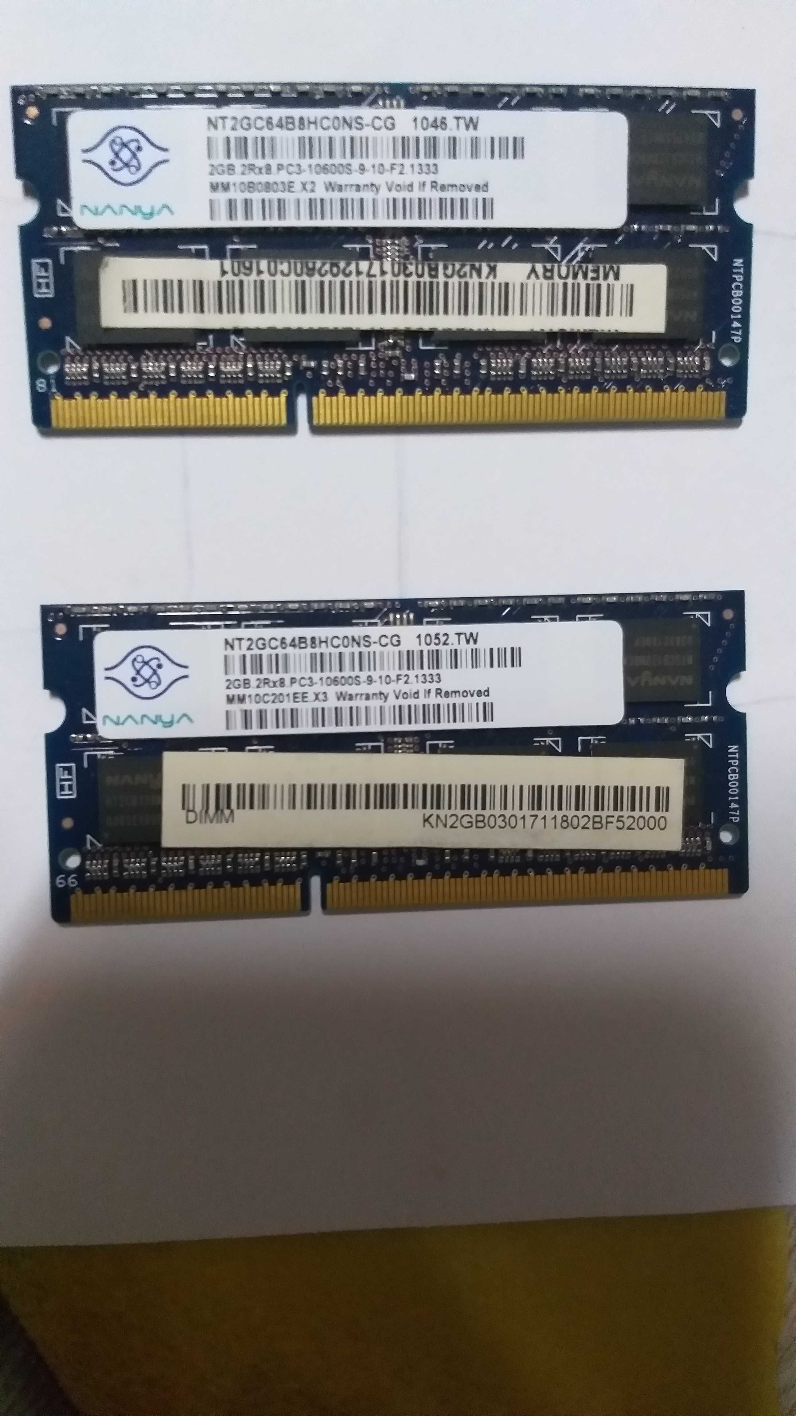 Memória Ram DDR2 - PC2 2GB Portatil