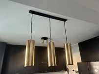 Lampa zlote tuby