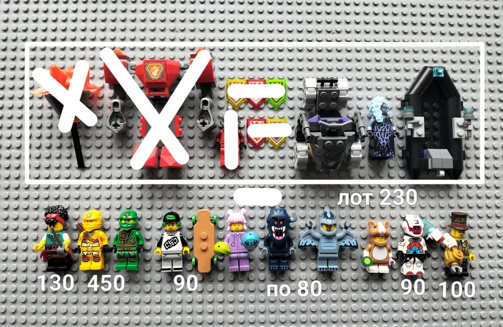 Lego Ninjago пилот аксессуары торсы фигурки NEXO KNIGHTS