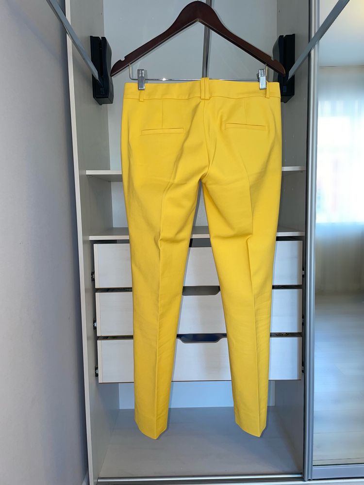 Жовтий брючний костюм Zara, брюки, піджак, жакет, блейзер