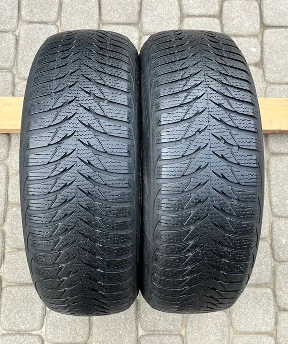 DWIE ZIMOWE OPONY GOODYEAR 175/65 R14 82T  6 MM BIEŻNIKA ZIMA